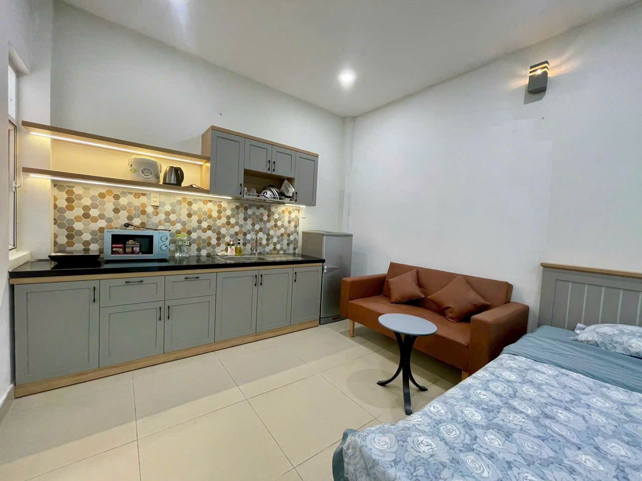 Bếp và giường
